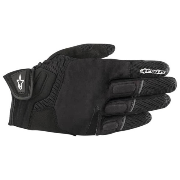 Alpinestars Atom black summer motorcycle gloves
