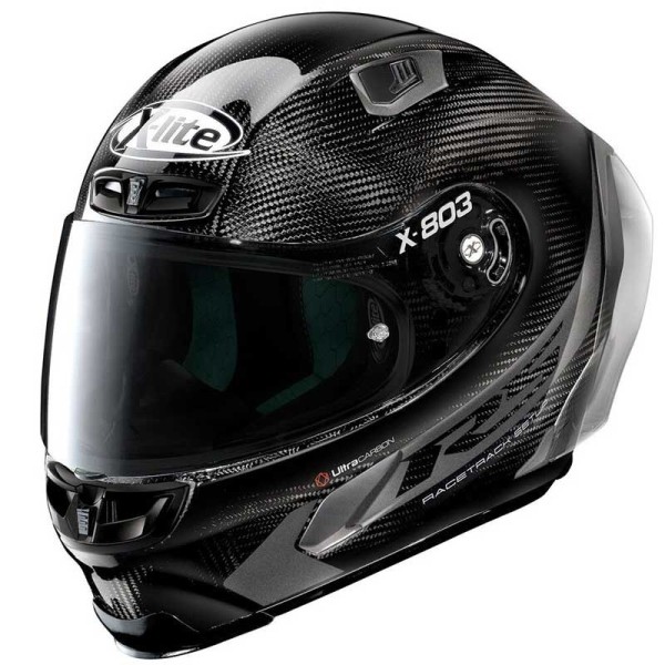 X-lite casco X-803 RS Ultra Carbon Hot Lap negro
