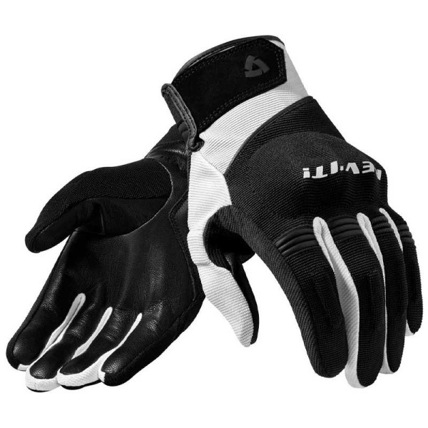 Motorcycle gloves REVIT Mosca black white