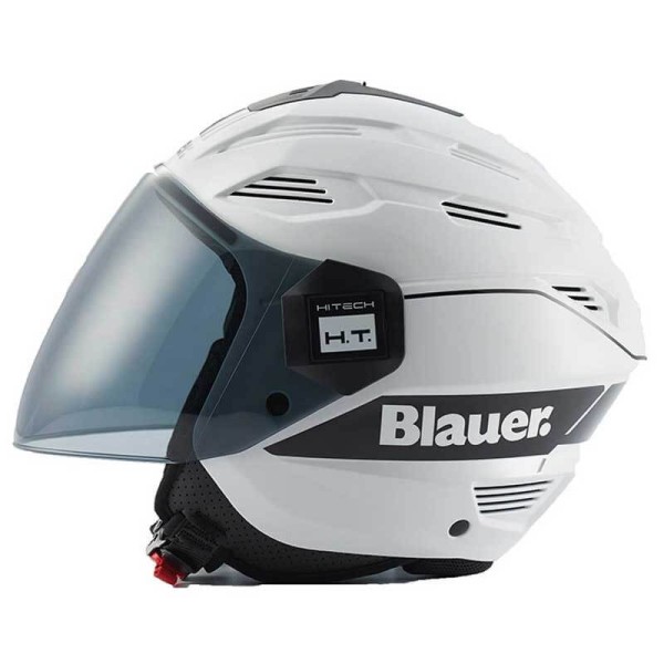 Blauer jet Brat helmet white black