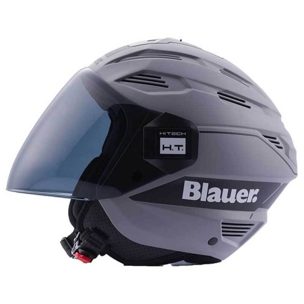 Blauer Jet Brat Helm grau schwarz