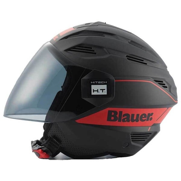 Blauer jet Brat helmet black red