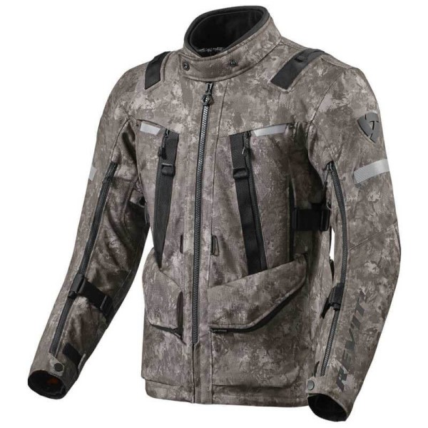 Revit Sand 4 H2O motorcycle jacket camouflage