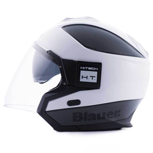 Blauer HT Solo BRT helmet white carbon black