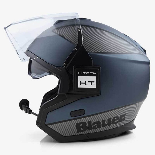 Blauer HT Solo BRT helmet blue carbon black