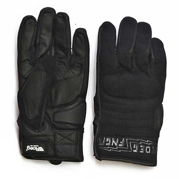 Roeg FNGR Textile black motorcycle gloves