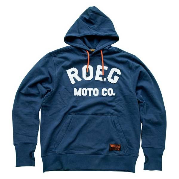 Sweat-shirt moto Roeg Moto Howard bleu
