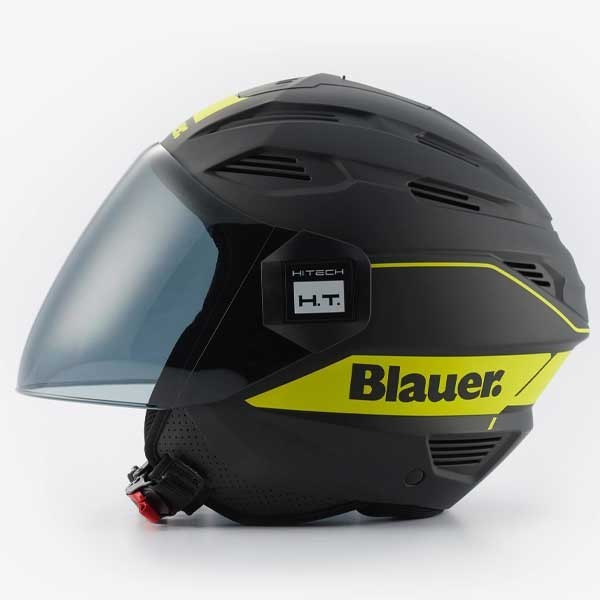 Blauer jet Brat helmet black yellow fluo