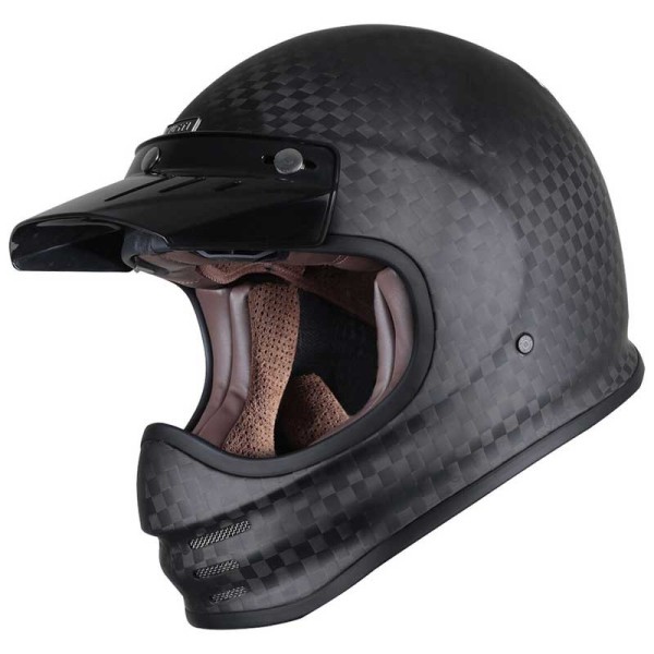 Just1 J-Storm carbon vintage full face helmet
