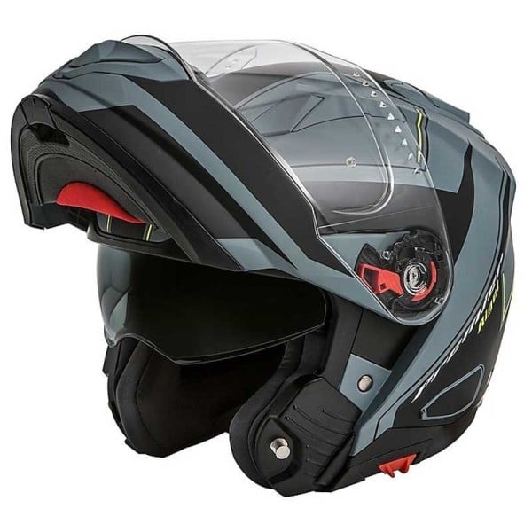 Premier Delta RG grey BM flip-up helmet