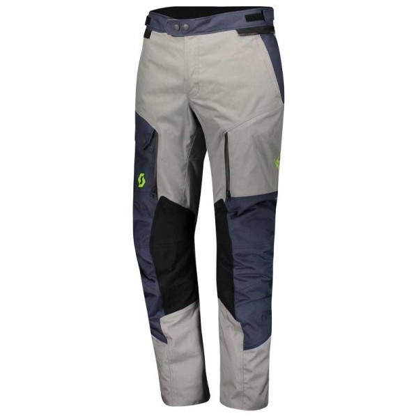Scott Voyager Dryo motorcycle pants gray blue