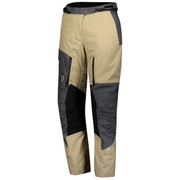 Pantaloni moto Scott Voyager Dryo grigio beige