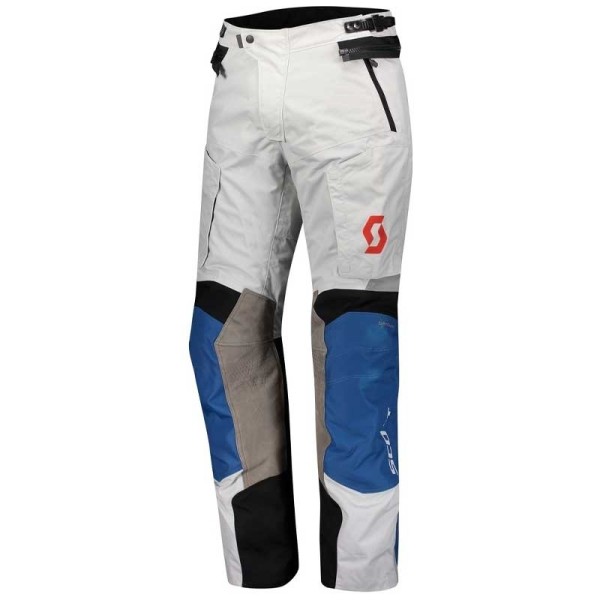 Scott Dualraid Dryo motorcycle pants blue grey