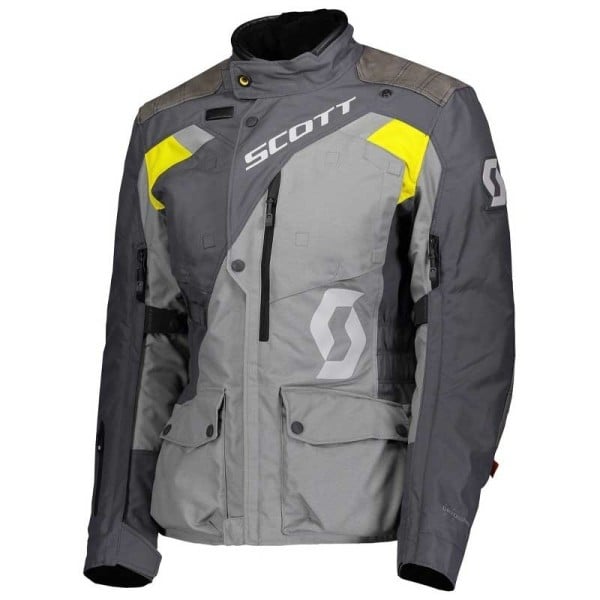 Scott Dualraid Dryo Woman motorcycle jacket gray yellow