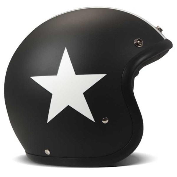 DMD Vintage Star Black jet helmet
