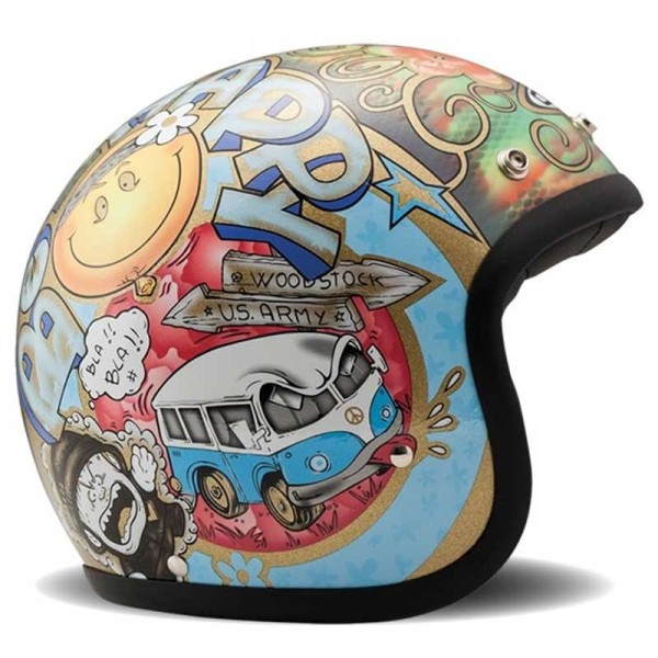 DMD helmet Vintage Woodstock jet