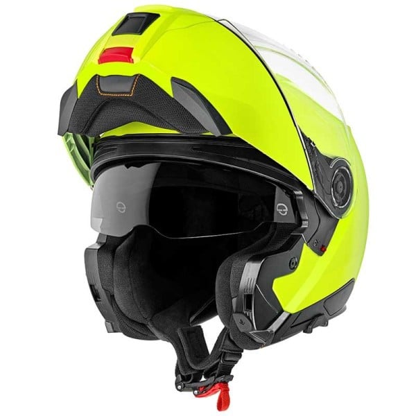 Schuberth C5 flip-up helmet yellow fluo