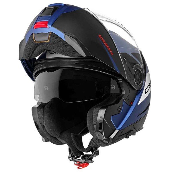 Schuberth C5 Eclipse blue modular helmet