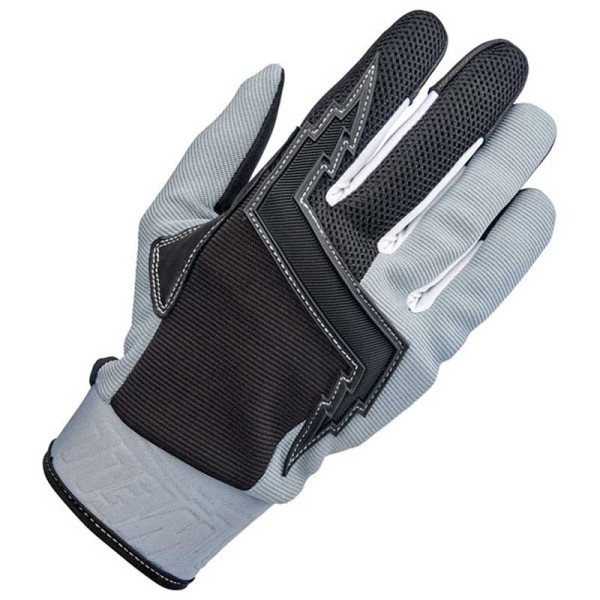 Biltwell Baja black grey motorcycle gloves