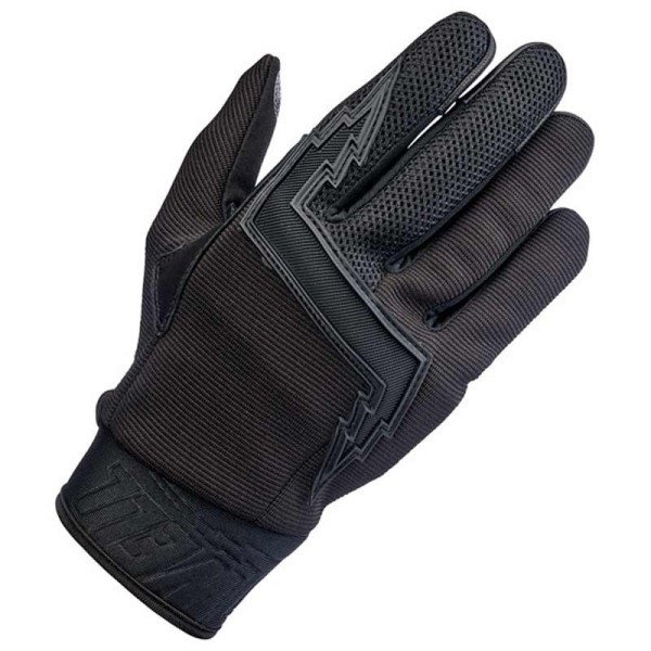 Biltwell Baja black motorcycle gloves