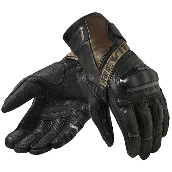 Revit Dominator 3 GTX black motorcycle gloves