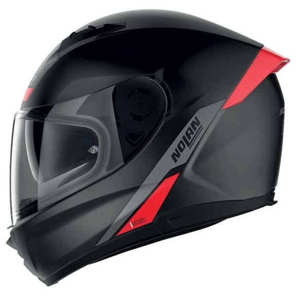 Nolan N60-6 Staple black red full face helmet