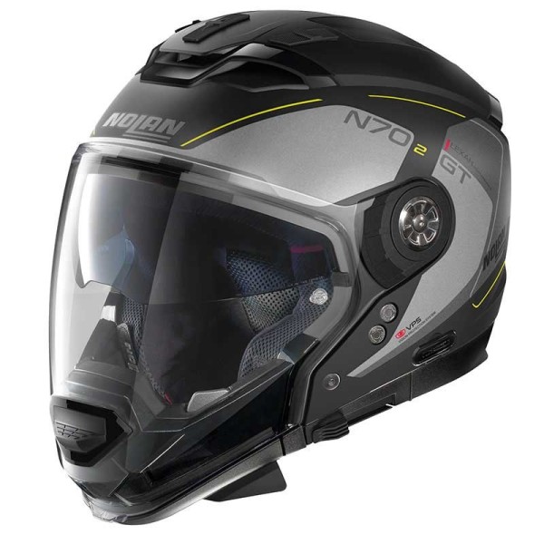 Nolan N70-2 GT Lakota N-Com grey black motorcycle helmet