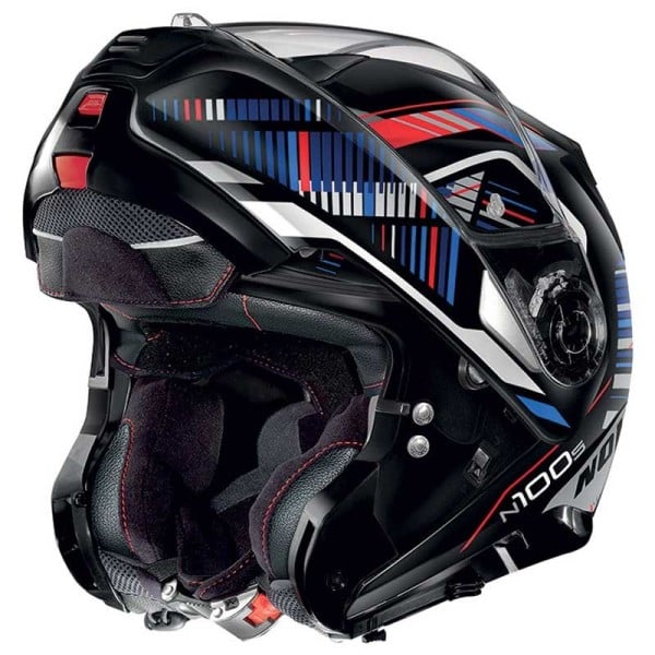 Nolan n100-5 Plus Starboard black blue red helmet
