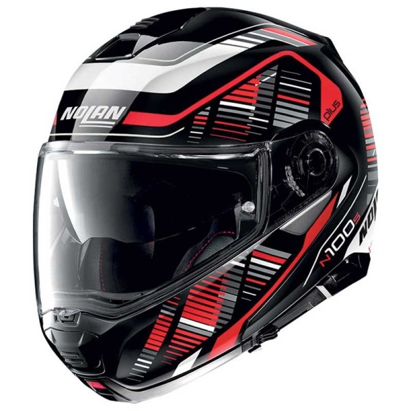 Nolan n100-5 Plus Starboard black red helmet