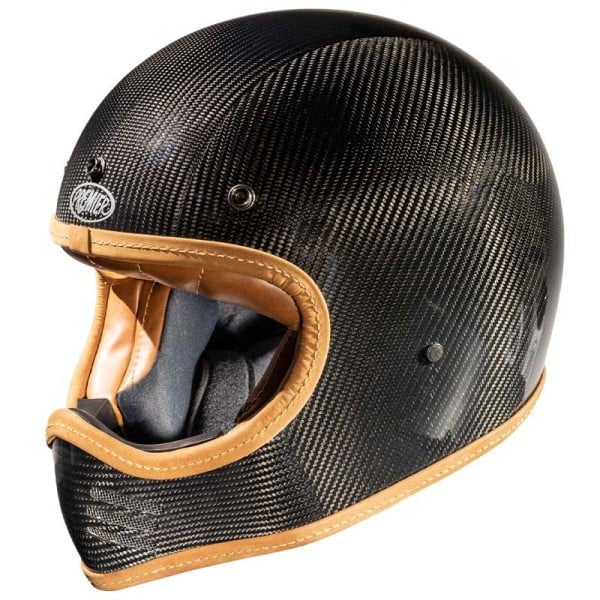 Premier MX Platinum Ed Carbon full face vintage helmet