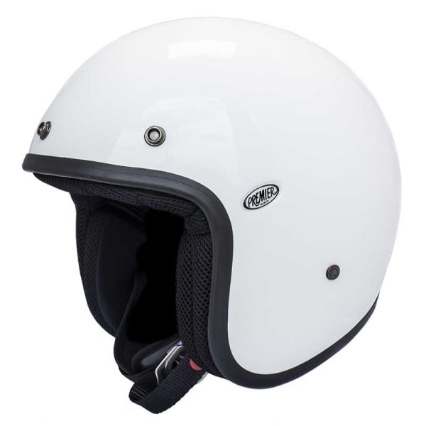 Premier Classic U8 white jet helmet