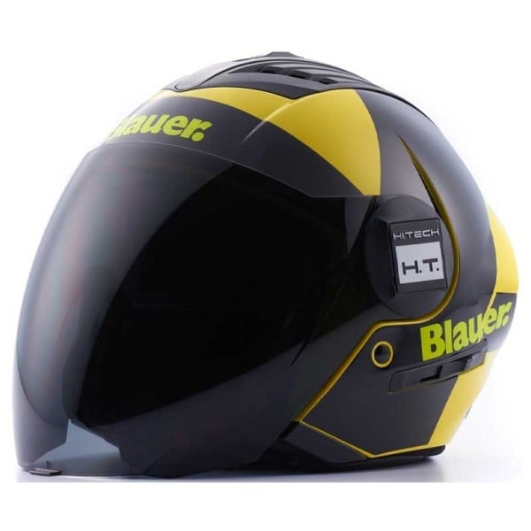 Blauer HT Real Graphic A jet helmet black yellow