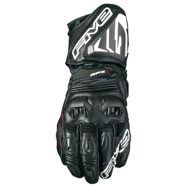 Five Rfx1 motorcycle gloves black