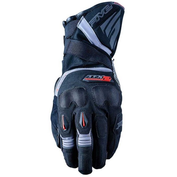 Five TFX2 WP gants moto noir gris