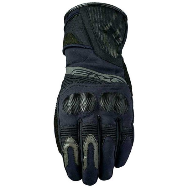 Five WFX 2 WP black motorcycle gloves