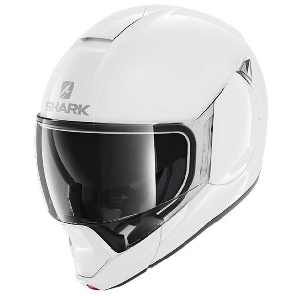 Shark Evojet Blank modular helmet white
