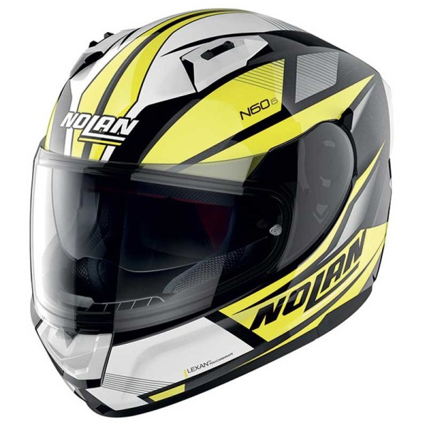 Nolan N60-6 Downshift casco integrale giallo nero