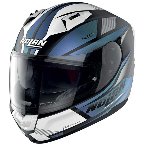 Nolan N60-6 Downshift casco integrale blu nero