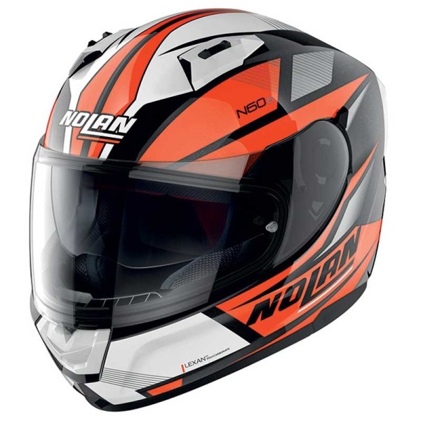 Nolan N60-6 Downshift casco integrale arancio nero