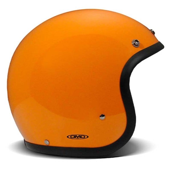 Casco moto DMD jet Vintage Orange