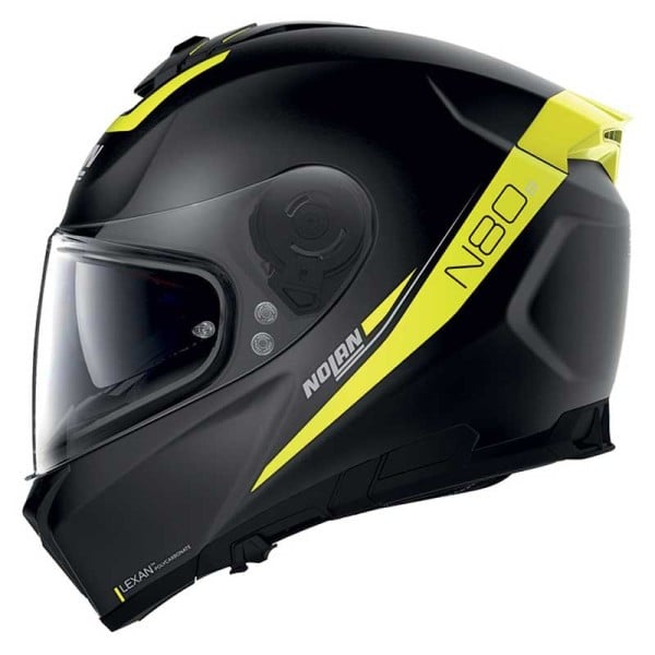Nolan N80-8 Staple full face helmet black yellow