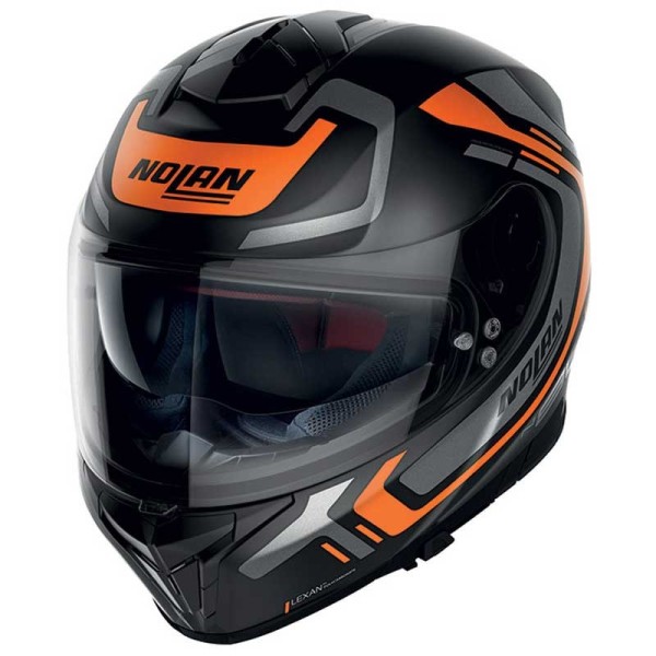 Nolan N80-8 Ally full face helmet black orange