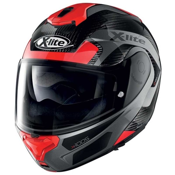 X-lite X-1005 Ultra Carbon Fiery schwarz rot Helm