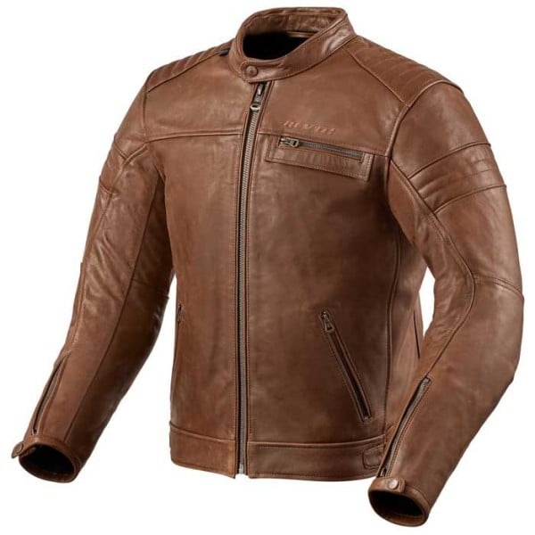 Revit Restless brown motorcycle leather jacket