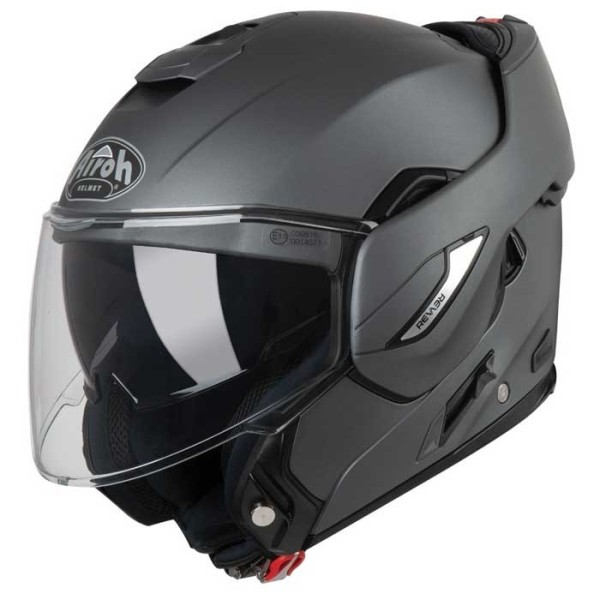 Airoh Casque Moduler Moto Airoh Rev19 Gris Opaque L Concrete Grey Mat Helmet Casque 
