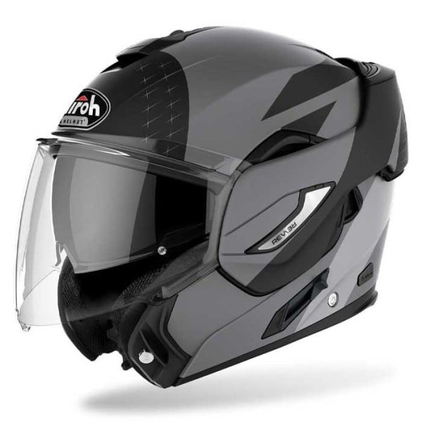 M Color ANTHRCITE MATT Airoh Unisexs REV 19 Helmet