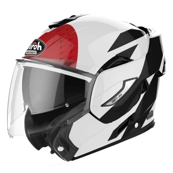 Airoh flip-up helmet REV 19 Leaden red gloss