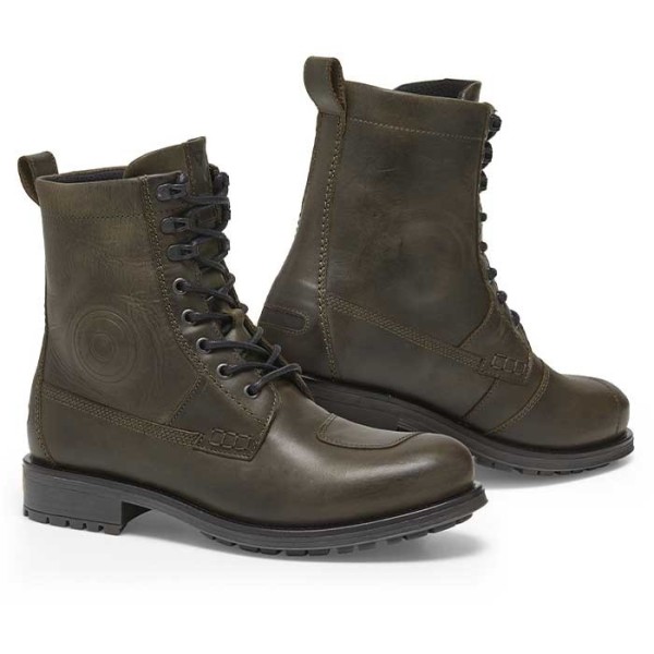 Revit Portland motorcycle boots olive green