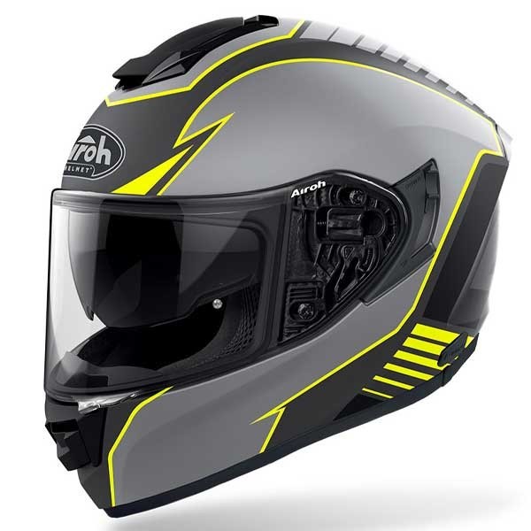 Full face helmet Airoh ST 501 Type grey yellow
