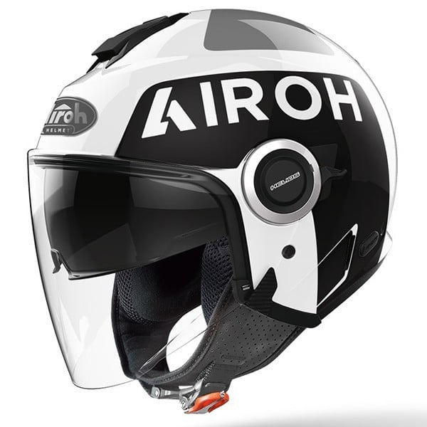 Airoh Helios jet helmet Up white
